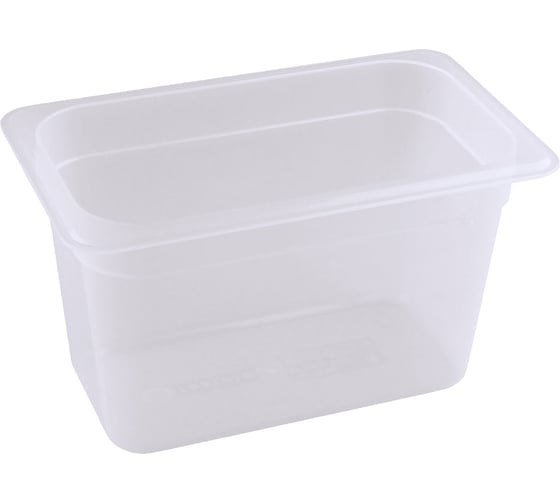 Изображение товара Гастроемкость RESTOLA п/п 1/4, 265x162х150 цв. прозрачный 22301