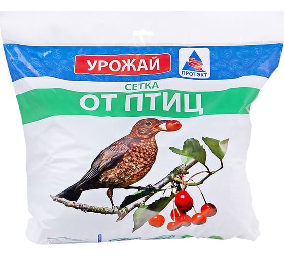 Изображение товара Сетка от птиц пластиковая (ячейка 6х6 мм, рулон 2х10 м, хаки) ЛЕТО 5045