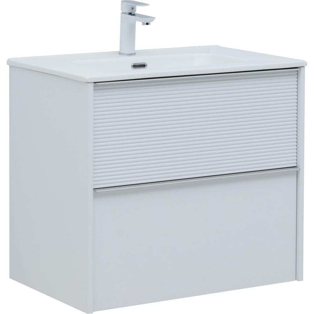 Изображение товара Тумба Aquanet Вита 70 белый матовый подвесная с ящиками