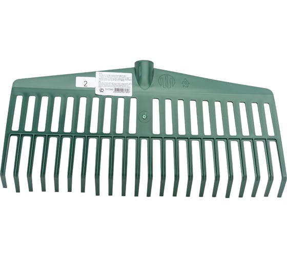 Изображение товара Веерные пластиковые грабли СИБРТЕХ 420 мм, 22 плоских зуба, без черенка 617055