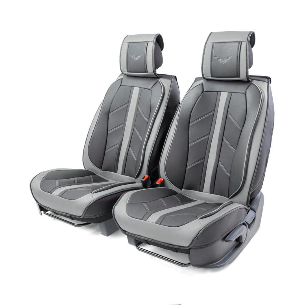 Каркасные накидки на передние сиденья CarPerformance накидки на передние сиденья car performance 2 шт fiberflax лен ромб чёрный