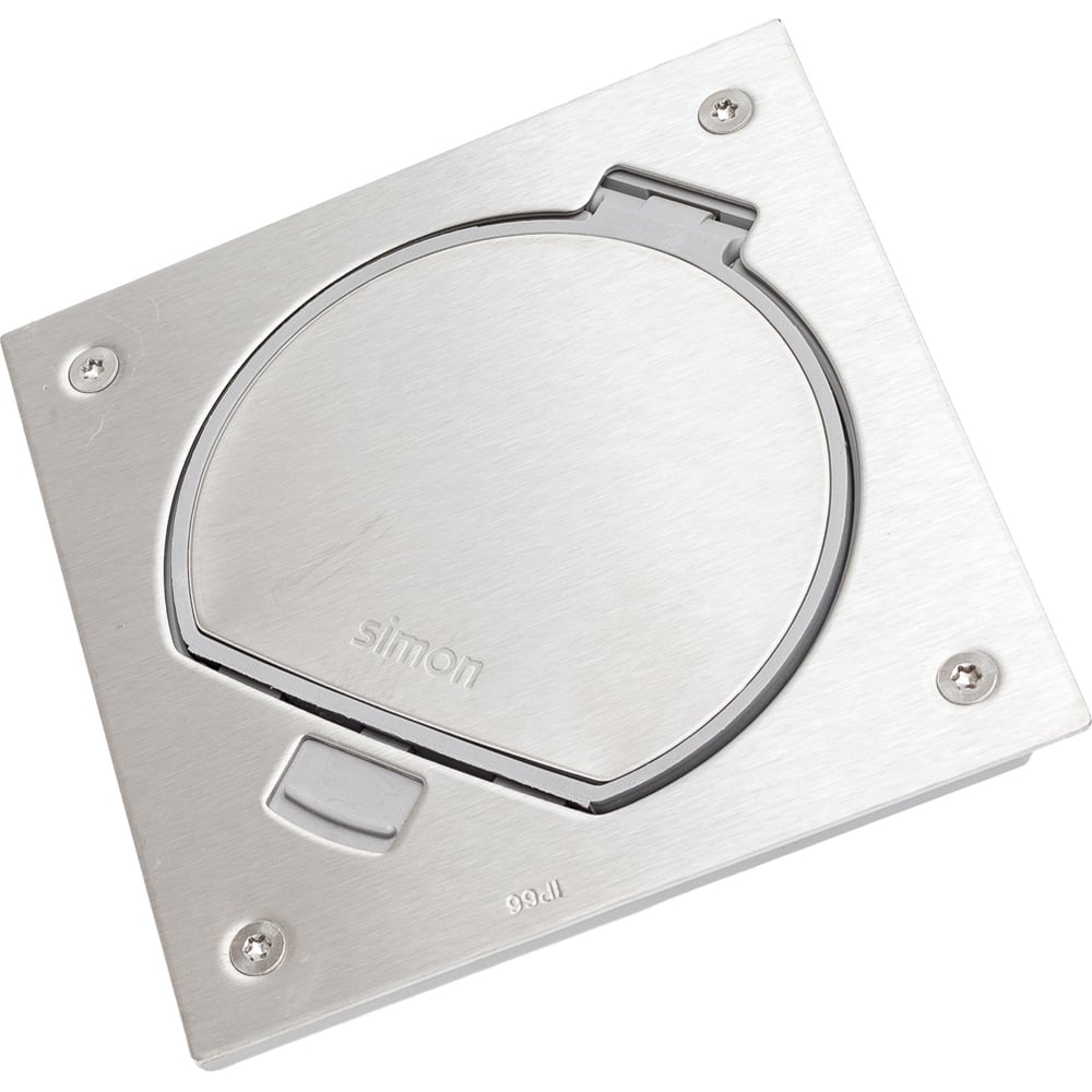 Изображение товара Влагостойкая основа Simon K45 для скрытой проводки IP66 из стали 130x130 мм