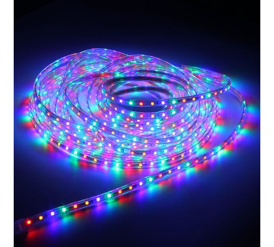 Изображение товара Светодиодная лента General Lighting Systems 220 V GLS-5050-60-14,4-220-IP67-RGBY 8 mm PCB 505216