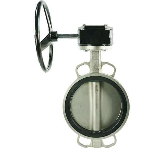 Изображение товара Затвор DN.ru 316L-316L-VITON Ду200 Ру16 с редуктором RDN-4 D050-08722