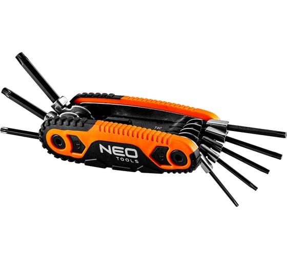 Изображение товара Ключи NEO Tools Torx, с ручкой, в наборе 8 шт 09-573