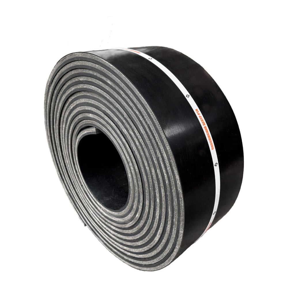Изображение товара Конвейерная транспортная лента под ворота 20 м резина черная