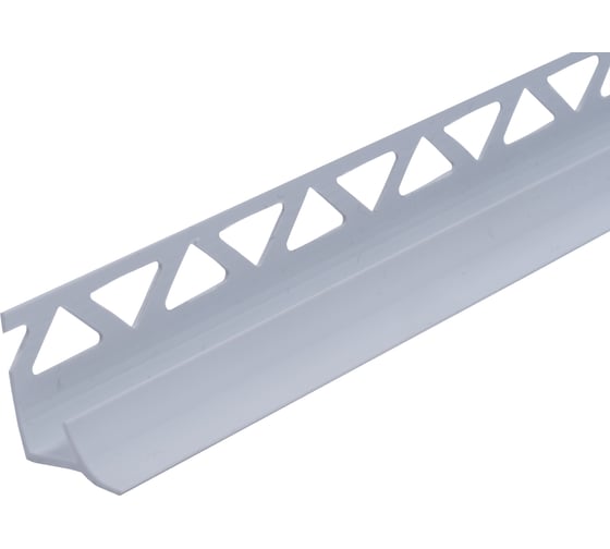 Изображение товара Уголок для кафельной плитки СХТ внутренний 9 мм 2,5 м белый ПрКп002