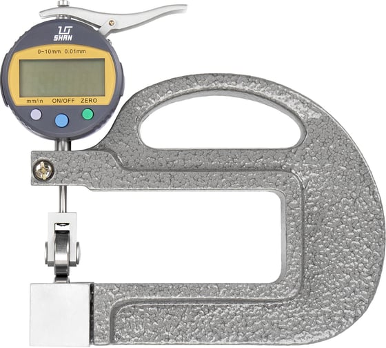 Изображение товара Индикаторный электронный настольный толщиномер SHAN ТНЦ 0-10, 0.01, L=100мм 861869