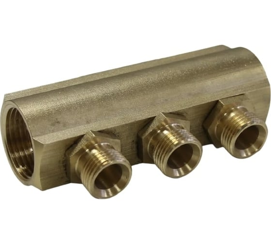 Изображение товара Коллектор ДТРД ВР 1 на 3 выхода НР 1/2, межосевое 35 мм 410331