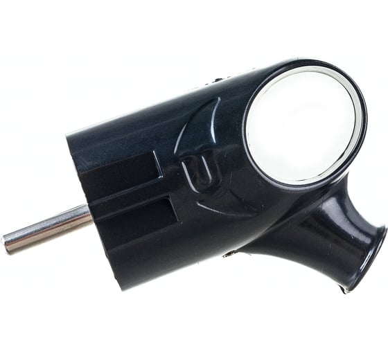 Изображение товара Вилка с кольцом Smartbuy с заземлением черная 16А 250В SBE-16-P03-b