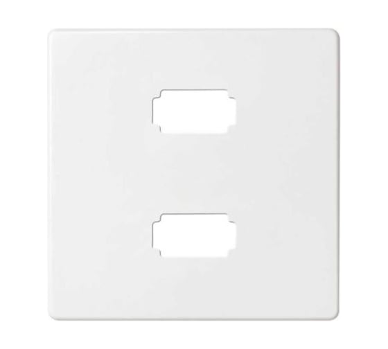 Изображение товара Накладка для коннектора Simon 2хUSB 2.0 типа А, мама, S82, S82N, S82 Detail, белый 8201090-030