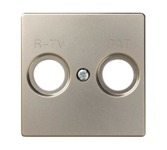 Изображение товара Накладка для спутниковых радио-телевизионных розеток Simon, S82, S82N, шампань 82097-34