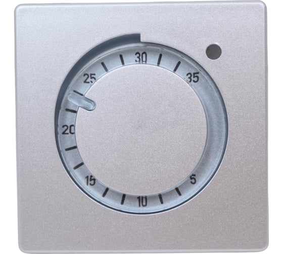 Изображение товара Накладка для термостата Simon, S82 Detail алюминий 82505-93