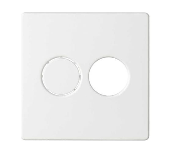 Изображение товара Накладка на аудиорозетку для подключения двух аудиоколонок Simon, S82, S82N, белый 82082-30