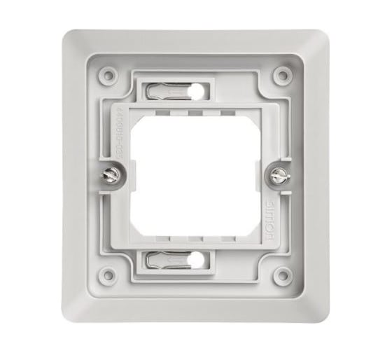 Изображение товара Основание под 1-местную рамку Simon, IP55, скрытый монтаж, 95х104мм, S44 Aqua, серый 4400610-035