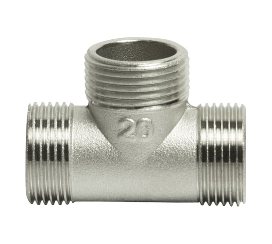 Изображение товара Тройник VRT 3/4, наружная/наружная/наружная, никель -1940-202020 513197