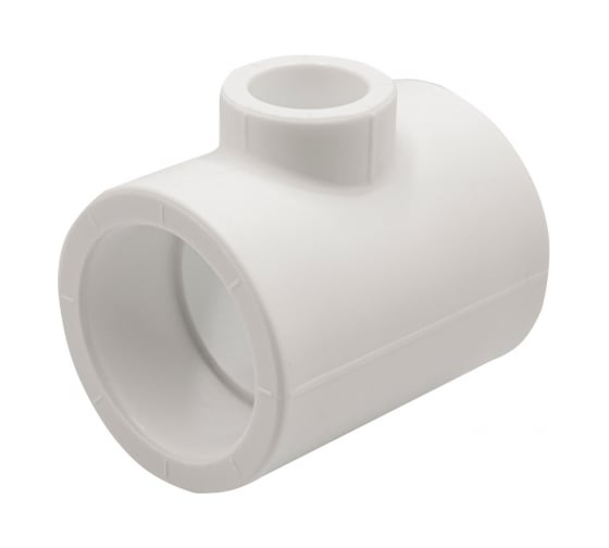 Изображение товара Переходной тройник VRT 40х20х40 EVER plast, белый, Россия 537459