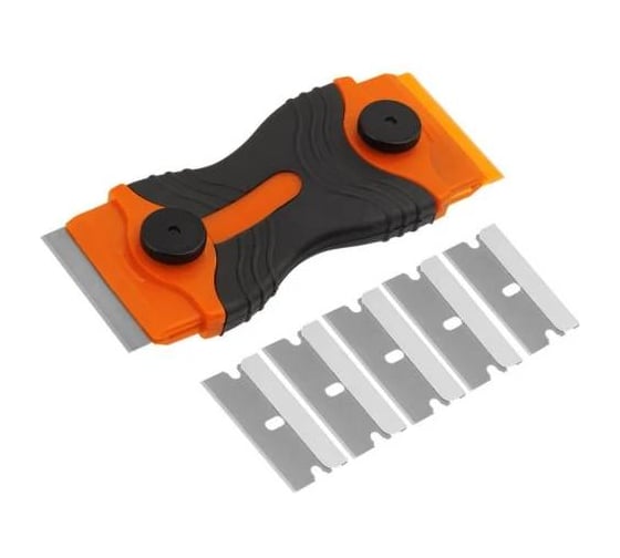 Изображение товара Чистящий скребок Mallony 2 в 1 (5 лезвий в комплекте) 108118