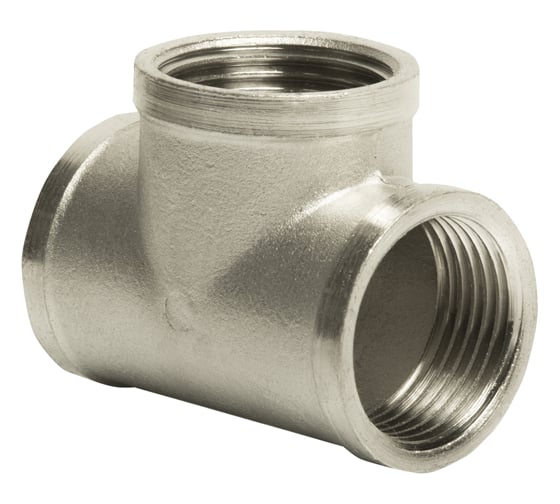 Изображение товара Тройник VRT 1, внутренняя/внутренняя/внутренняя, никель -1905-252525 503063