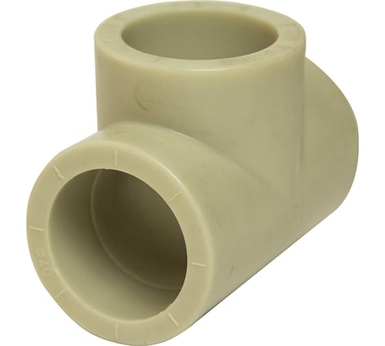 Изображение товара Тройник VRT 40 EVER plast, серый, Россия 538374