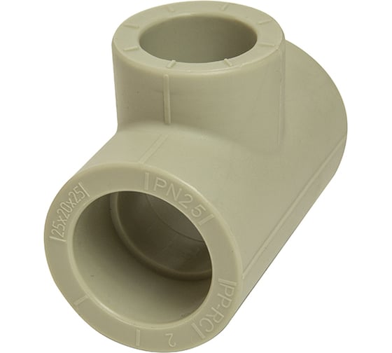 Изображение товара Переходной тройник VRT 25х20х25 EVER plast, серый, Россия 538391