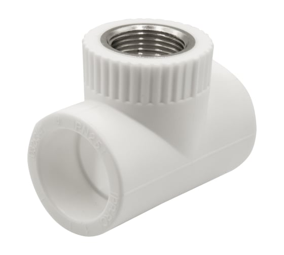 Изображение товара Комбинированный тройник VRT внутренняя, 32х3/4х32 EVER plast, белый, Россия 538259