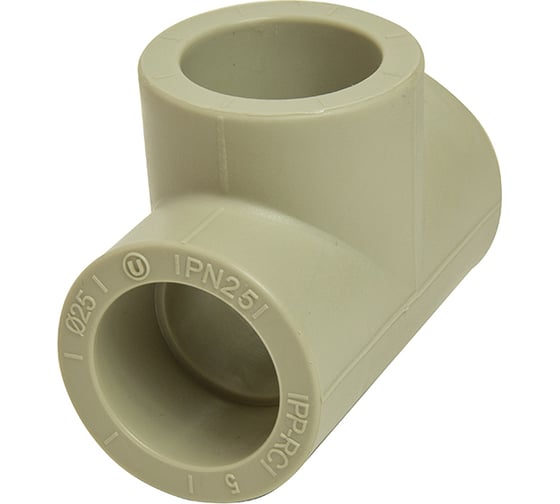 Изображение товара Тройник VRT 25 EVER plast, серый, Россия 538372