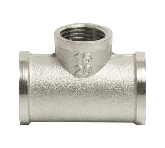 Изображение товара Тройник VRT 3/4-1/2-3/4, внутренняя/внутренняя/внутренняя, никель -1905-201520 503062