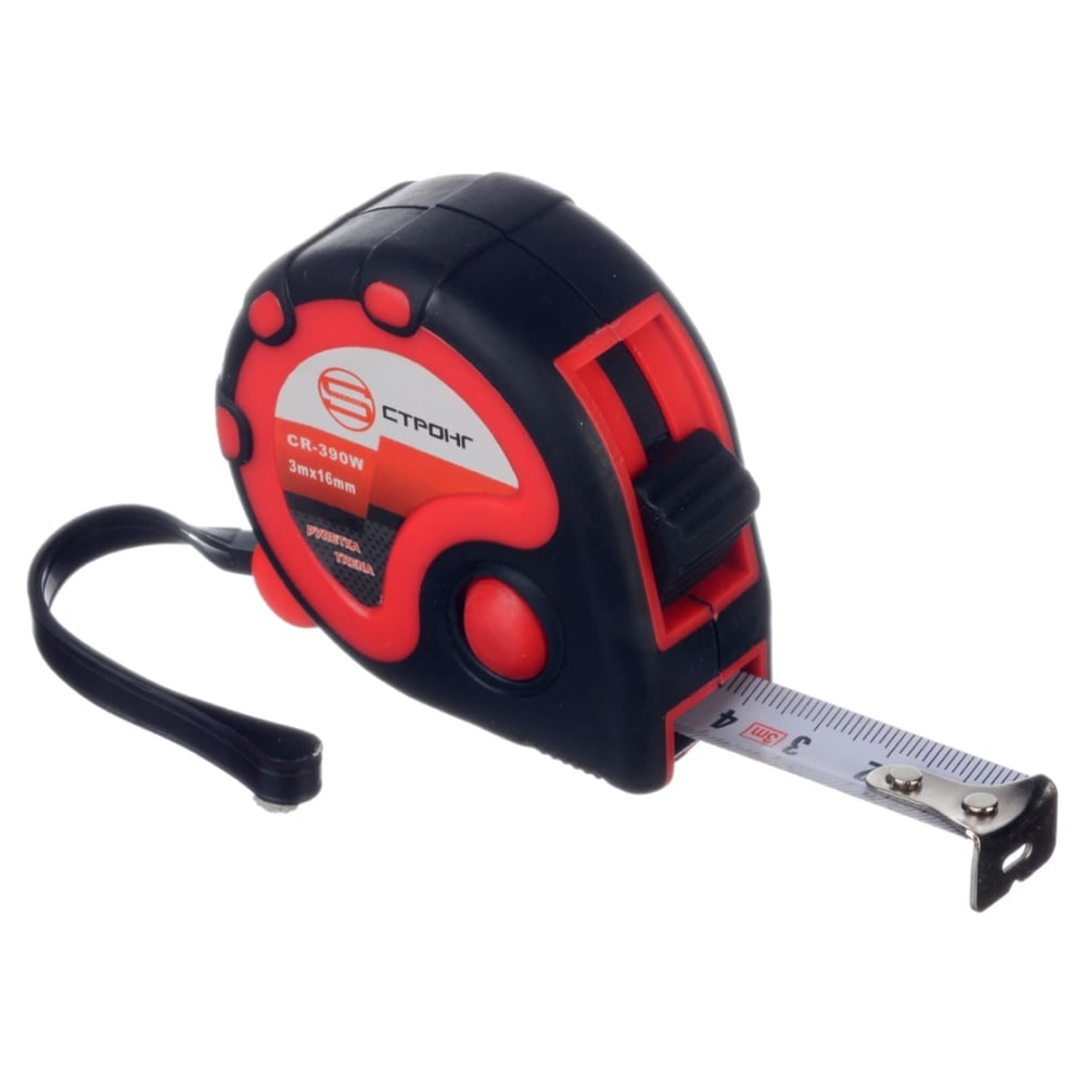 Изображение товара Рулетка Strong сти-608 3м х 16мм с клипсой