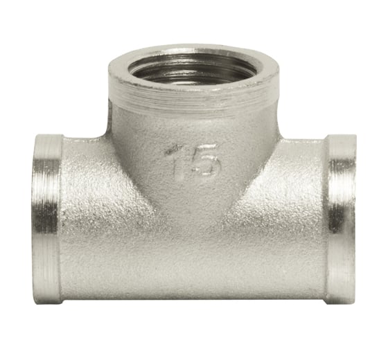 Изображение товара Тройник VRT 1/2, внутренняя/внутренняя/внутренняя, никель -1905-151515 503064