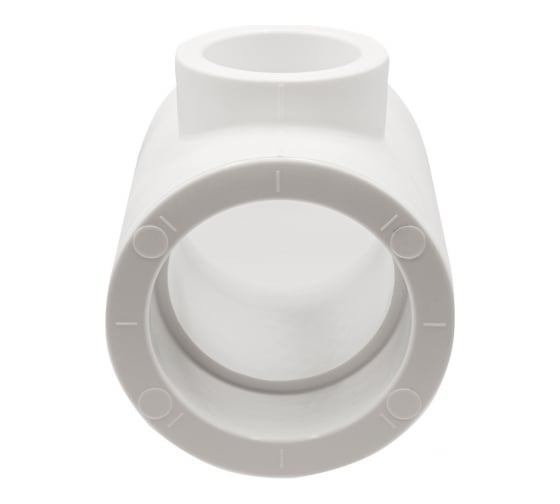 Изображение товара Переходной тройник VRT 63х40х63 EVER plast, белый, Россия 537474