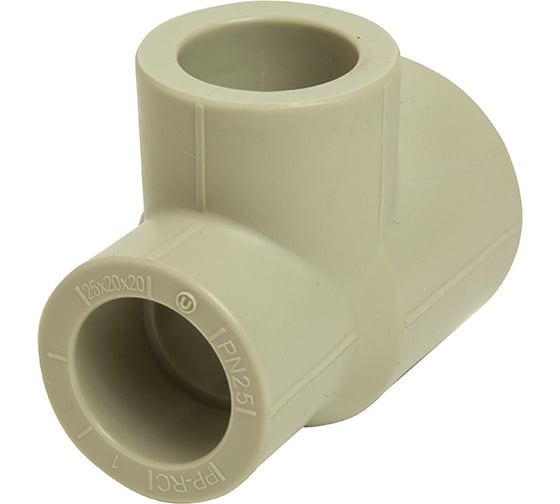 Изображение товара Переходной тройник VRT 25х20х20 EVER plast, серый, Россия 538390