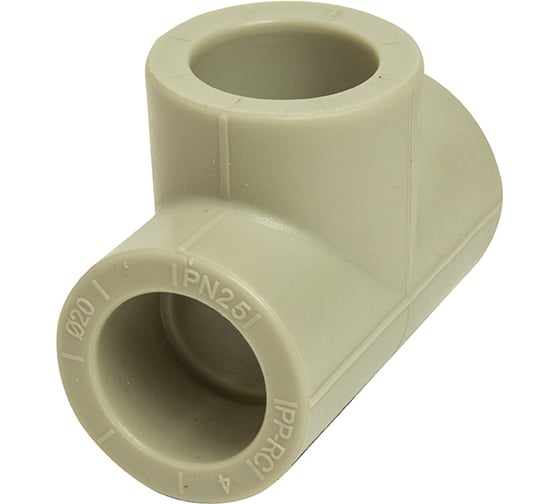 Изображение товара Тройник VRT 20 EVER plast, серый, Россия 538371