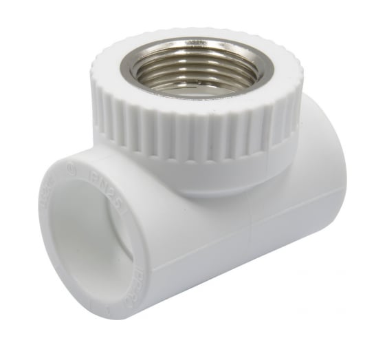 Изображение товара Комбинированный тройник VRT внутренняя 32х1х32 EVER plast, белый, Россия 538260