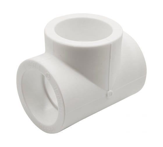 Изображение товара Тройник VRT 50 EVER plast, белый, Россия 537511