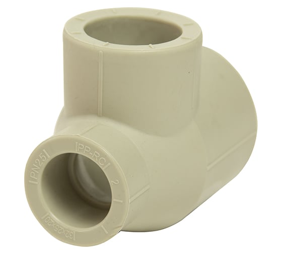 Изображение товара Переходной тройник VRT 32х25х20 EVER plast, серый, Россия 538394