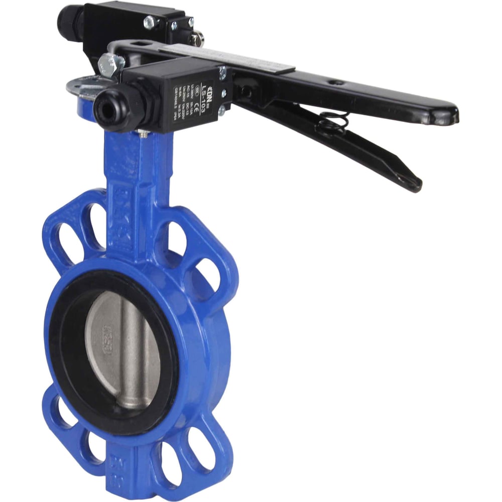 Изображение товара Затвор DN.ru WCB-316L-EPDM Ду125 Ру16 дисковый автоматический профессиональный