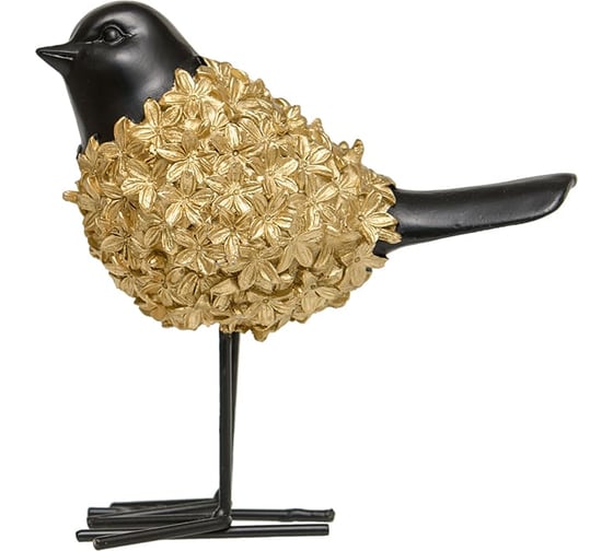 Изображение товара Птица декоративная Вещицы Д160 Ш80 В150, золотой, черный Tin-10