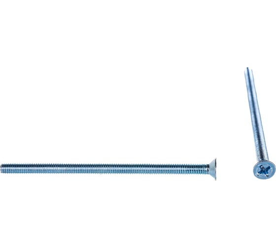 Изображение товара Потайной винт КРЕП-КОМП цинк DIN965, 4х70, 25 шт. вп470мф