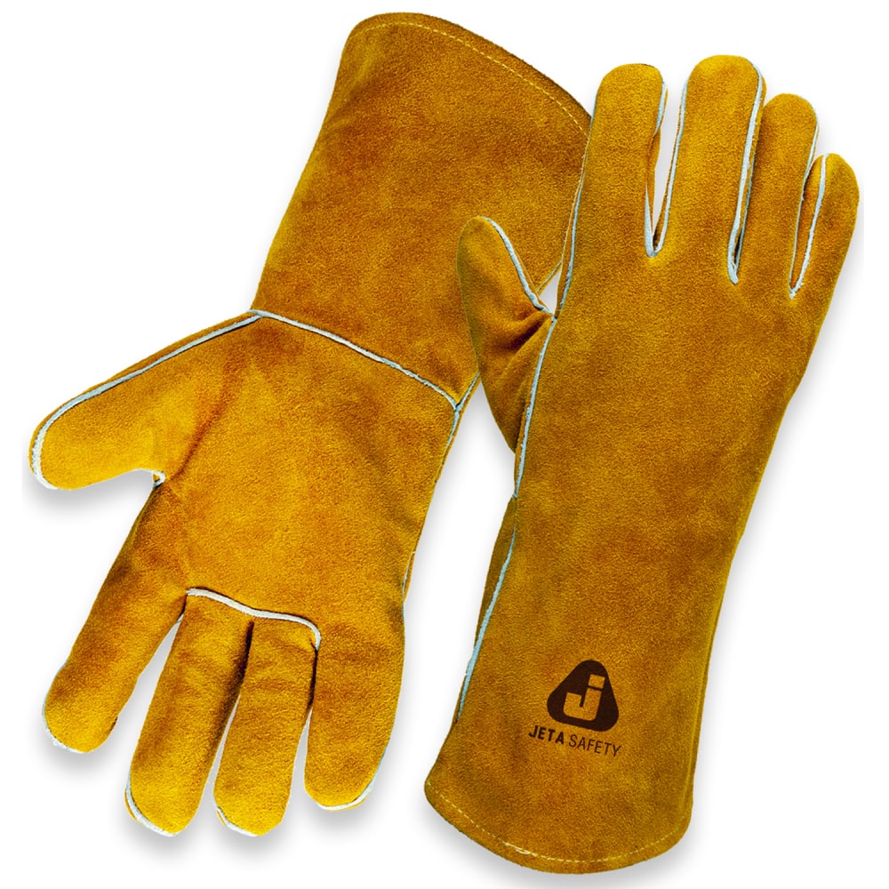 Перчатки сварщика Jeta Safety перчатки jeta safety полиур покр jp011b xl