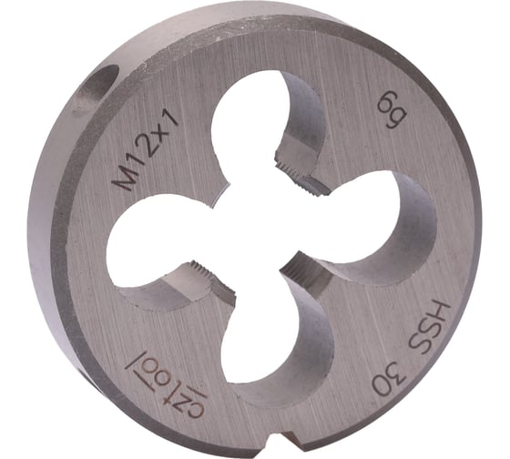 Изображение товара Плашка Bucovice Tools M 12 Шаг 1.0 HSS 38x10мм 240123