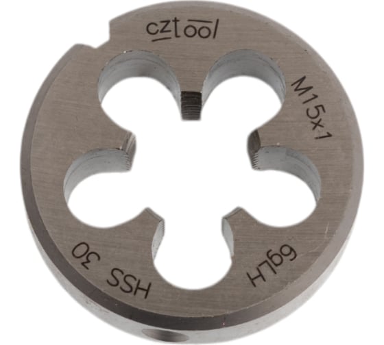 Изображение товара Плашка Bucovice Tools левая M15 Шаг 1.0 HSS 38x10мм 250152