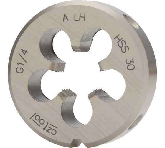 Изображение товара Трубная плашка Bucovice Tools левая G 1/4" -19 HSS 38x10мм 252140