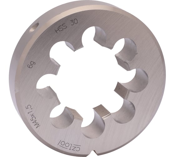 Изображение товара Плашка Bucovice Tools M 45 Шаг 1.5 HSS 90x22мм 240453