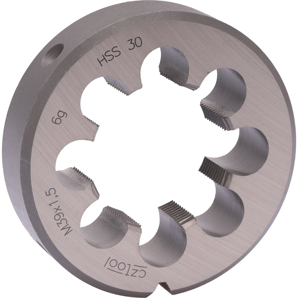 Изображение товара Плашка Bucovice Tools M 39 Шаг 1.5 HSS 75x20мм для точной обработки резьб