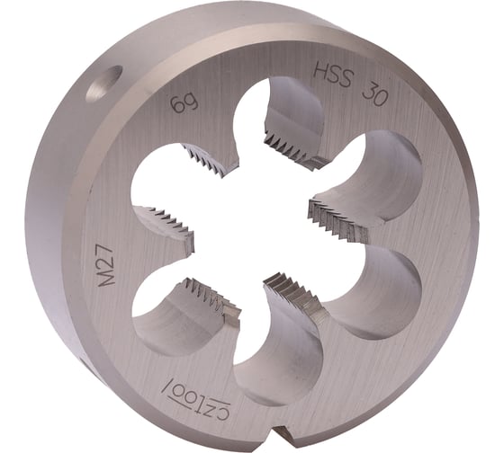 Изображение товара Плашка Bucovice Tools M 27 Шаг 3.0 HSS 65x25мм 240270