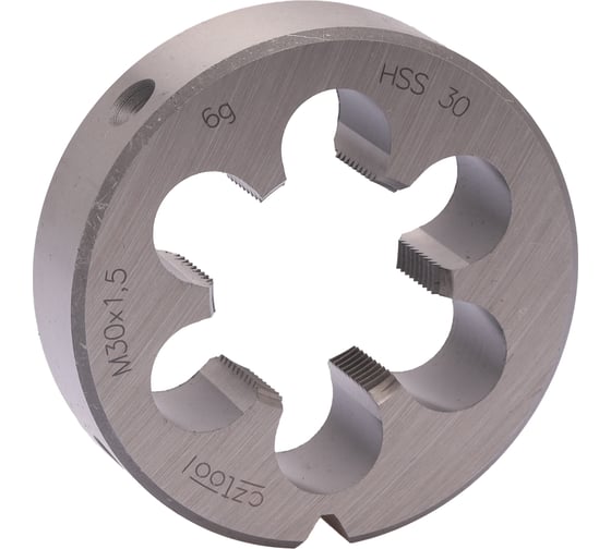 Изображение товара Плашка Bucovice Tools M 30 Шаг 1.5 HSS 65x18мм 240302