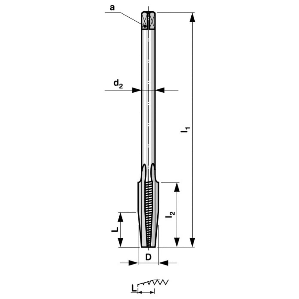 Гаечный метчик Bucovice Tools ключ гаечный накидной универсальный sturm 1045 32 200 200 мм диаметр гаек 12 20 мм