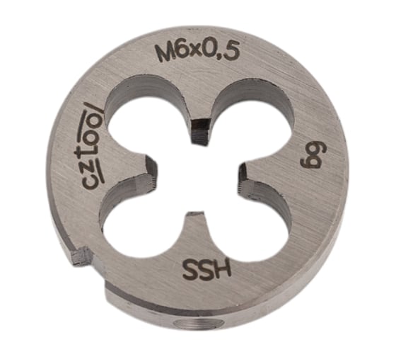 Изображение товара Плашка Bucovice Tools M 6 Шаг 0.5 HSS 20x7мм 240062
