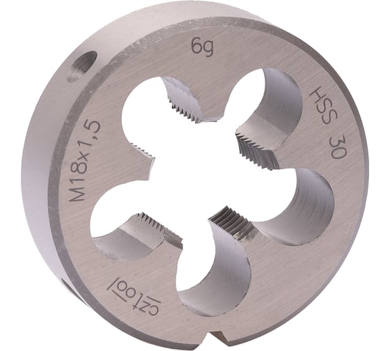 Изображение товара Плашка Bucovice Tools M 18 Шаг 1.5 HSS 45x14мм 240182